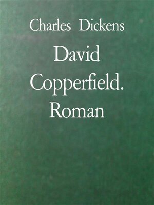 cover image of David Copperfield. Roman